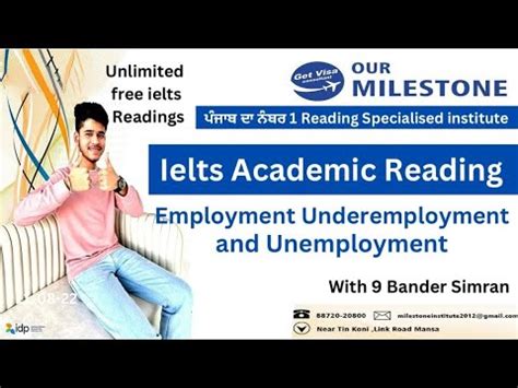 The IELTS General Training Readingwill give you 60 minutes to complete 3 sections where the question subject will be everyday general topics. . Employment underemployment and unemployment ielts reading answers with location